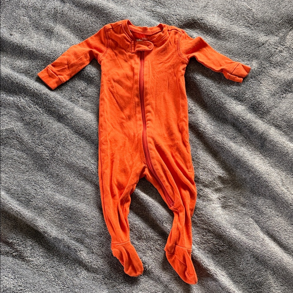Primary Cozy Orange Kids One Piece